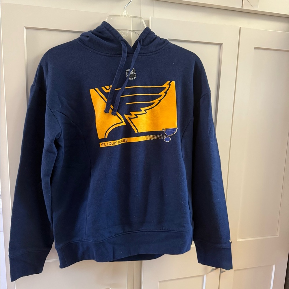 Fanatics Navy and Gold St. Louis Blues Sweater
